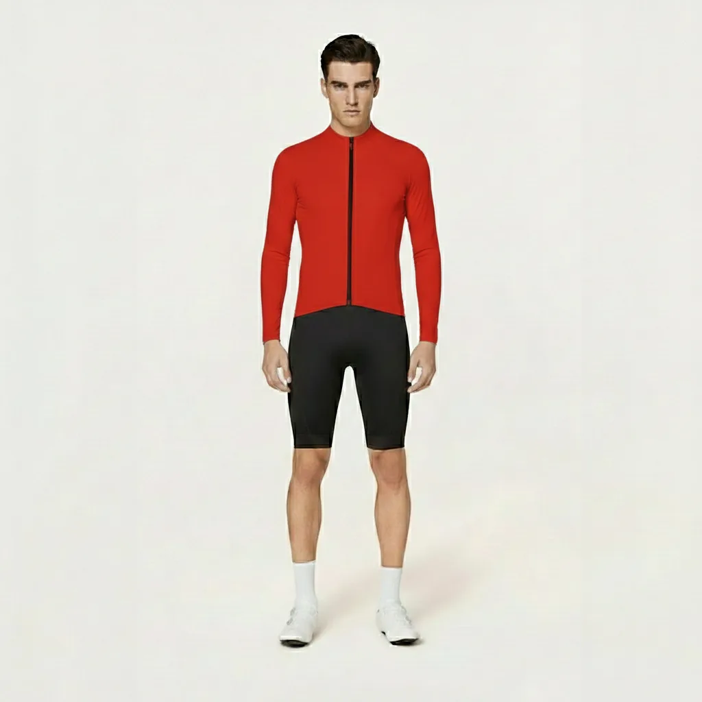 Total Look Sam Red LS / Performance Men